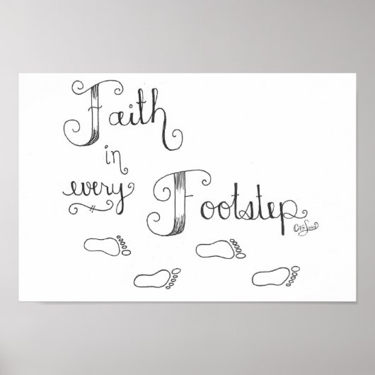 Poster La foi dans chaque pas (Devant)