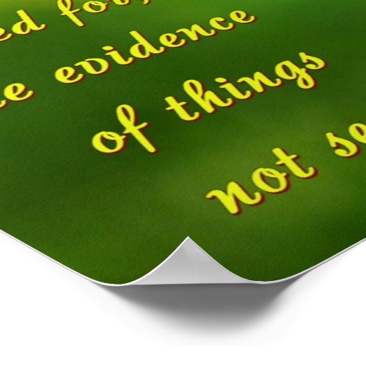 Poster La foi est (Coin)