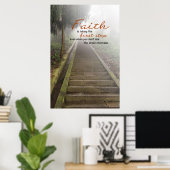 Poster La foi franchit le premier pas (Bureau à domicile)