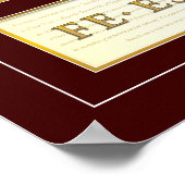 Poster La foi, l'espoir, la charité en espagnol (Coin)