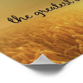 Poster La foi, l'espoir, l'amour Bible Verse Écriture (Coin)