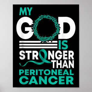 Poster La Foi Mon Dieu Est Plus Fort Que Le Cancer Du Pér