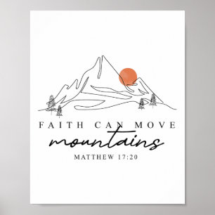 Poster La foi peut déplacer des montagnes Randonnée Campi