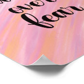 Poster La foi sur la peur (Coin)