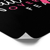 Poster La foi sur la peur Cancer du sein Sensibilisation  (Coin)