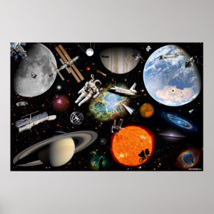 POSTER LA FOLIE DE L'ESPACE