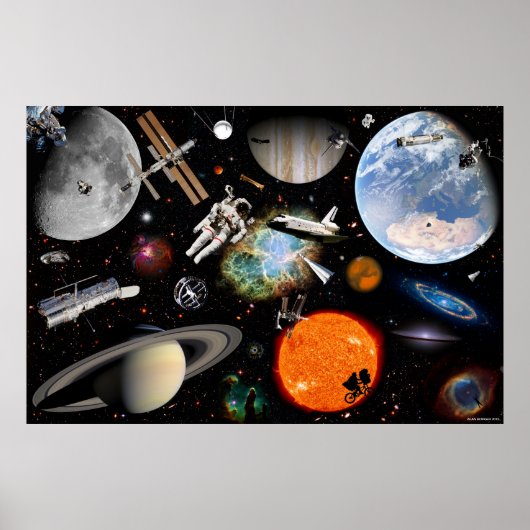 POSTER LA FOLIE DE L'ESPACE (Devant)