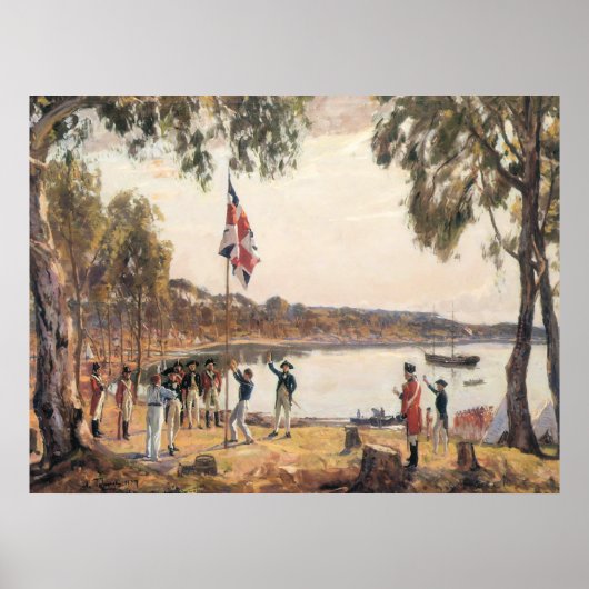Poster La fondation de l'Australie, (Devant)