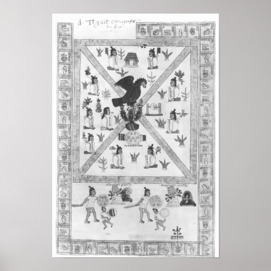 Poster La fondation de Tenochtitlan (Devant)