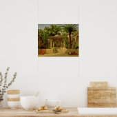 Poster La Fontaine de Khabanija, Le Caire, 1845 (Cuisine)
