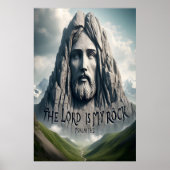 Poster La force de mon salut Le Seigneur est mon rocher (Devant)