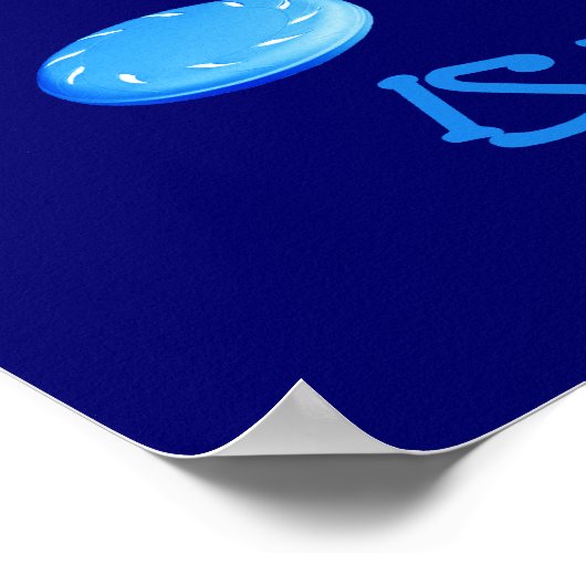 Poster La force est à la maison Frisbee (Coin)