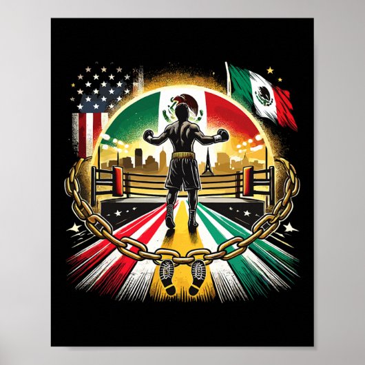 Poster La Force Et La Gloire Du Champion Mexicain De Boxe (Devant)