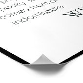 Poster La force ne provient pas de la capacité physique (Coin)