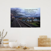 Poster La force vient de l'effort...Poster motivationnel (Cuisine)