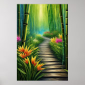 Poster La forêt de Bambou vert (Devant)