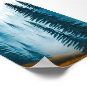 Poster La forêt de pins (Coin)