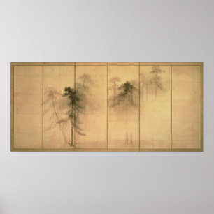 Poster La forêt de pins
