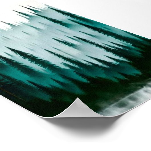 Poster La forêt de pins (Coin)