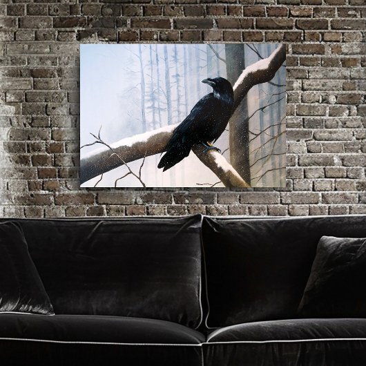 Poster La forêt de Raven d'hiver