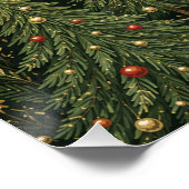 Poster La forêt dorée de Noël (Coin)
