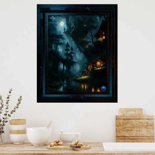 Poster La forêt enchantée de Coi par Xzendor7 (Cuisine)