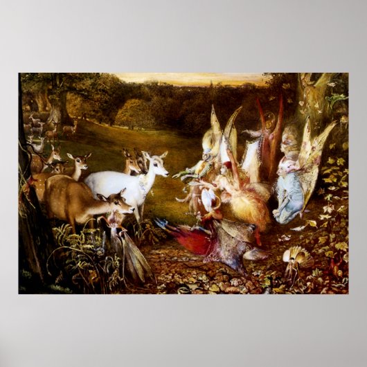 Poster "La forêt enchantée" - Imprimer (Devant)