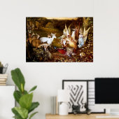 Poster "La forêt enchantée" - Imprimer (Bureau à domicile)