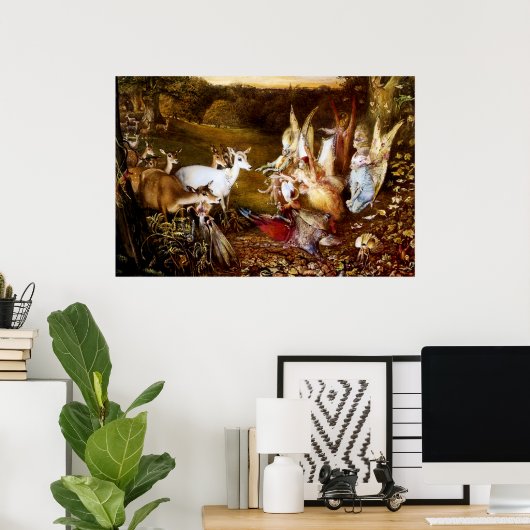 Poster "La forêt enchantée" - Imprimer (Bureau à domicile)