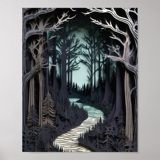 Poster La forêt I (Devant)