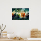 Poster La forêt (nature) (Cuisine)
