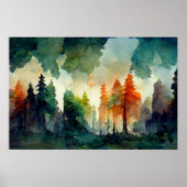 Poster La forêt (nature) (Devant)