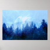 Poster La forêt s'éveille de la brume (Devant)