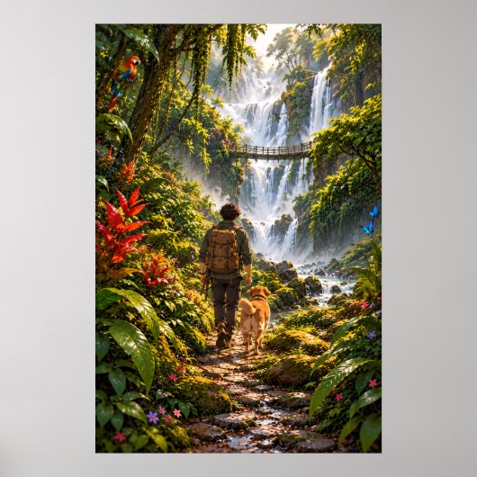Poster La forêt tropicale The Wanderer (Devant)