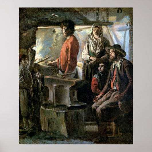 Poster La Forge, 1640 (Devant)