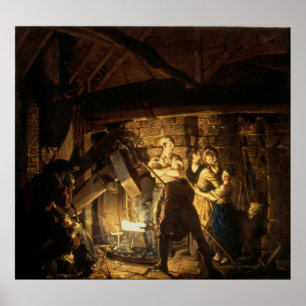 Poster La Forge de fer, 1772