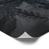 Poster La forme du silence – Paysage noir et blanc (Coin)