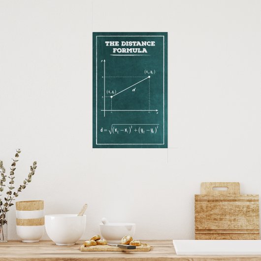 Poster La formule de distance (Cuisine)