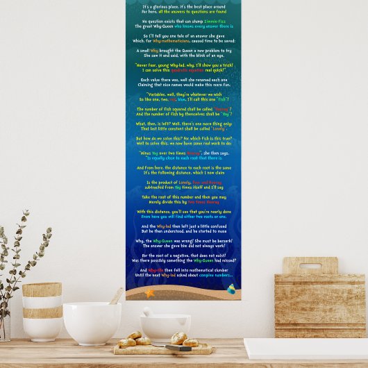 Poster La formule quadratique (Cuisine)