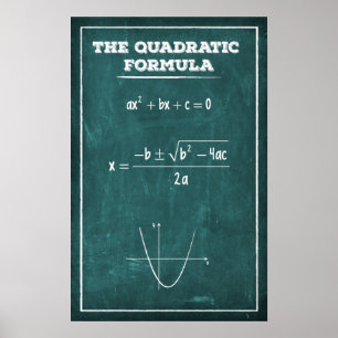 Poster La formule quadratique