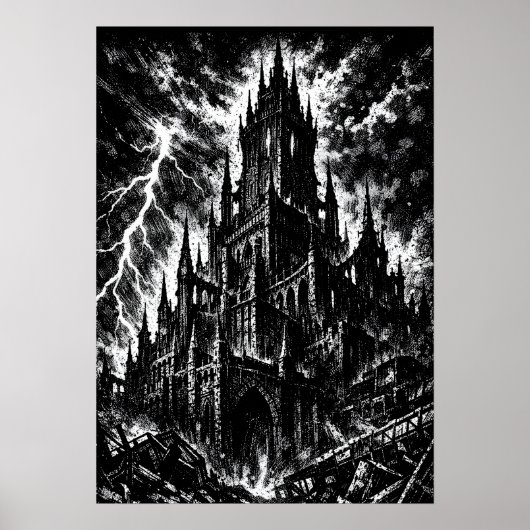 Poster La Forteresse noire par BurnsInHell (Devant)