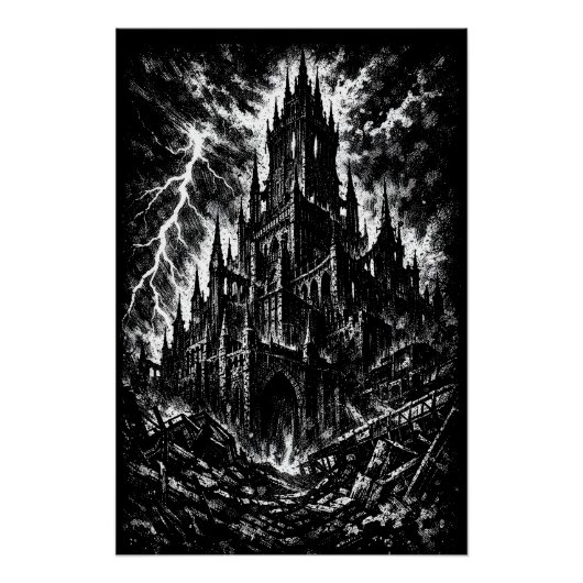 Poster La Forteresse noire par BurnsInHell (Devant)