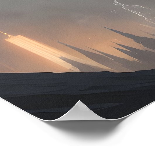 Poster La foudre Cyborg Wolves (Coin)