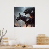 Poster La foudre Cyborg Wolves (Cuisine)