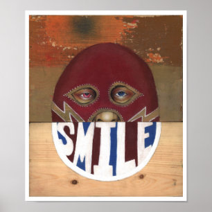 Poster la foudre frappe un sourire