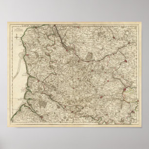 Poster La France, Belgique, l'Europe