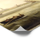 Poster La frégate 'Surprise' à l'Ancre du Grand Yarmout (Coin)