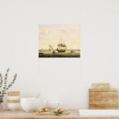 Poster La frégate 'Surprise' à l'Ancre du Grand Yarmout (Cuisine)