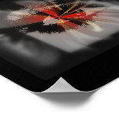 Poster La fumée est imprimée (Coin)