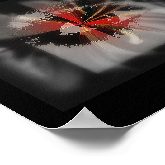 Poster La fumée est imprimée (Coin)